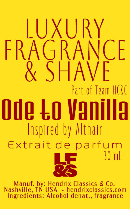 Parfum de Marly's Althäir-(Insp by); Ode To Vanilla